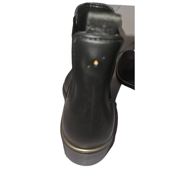 Kate Spade Chelsea Sedgewick Solstice Rain Boots Black US 9 MSRP $150 - Picture 5 of 12